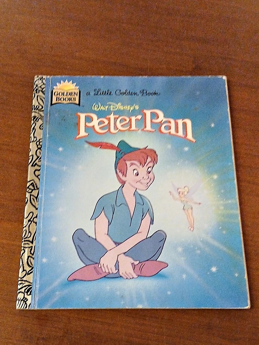 Vintage Little Golden Book Peter Pan Children's Book Disney Movie